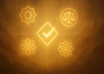 تصویر مفهومی انتزاعی درباره اثبات صداقت پیامبر اسلام