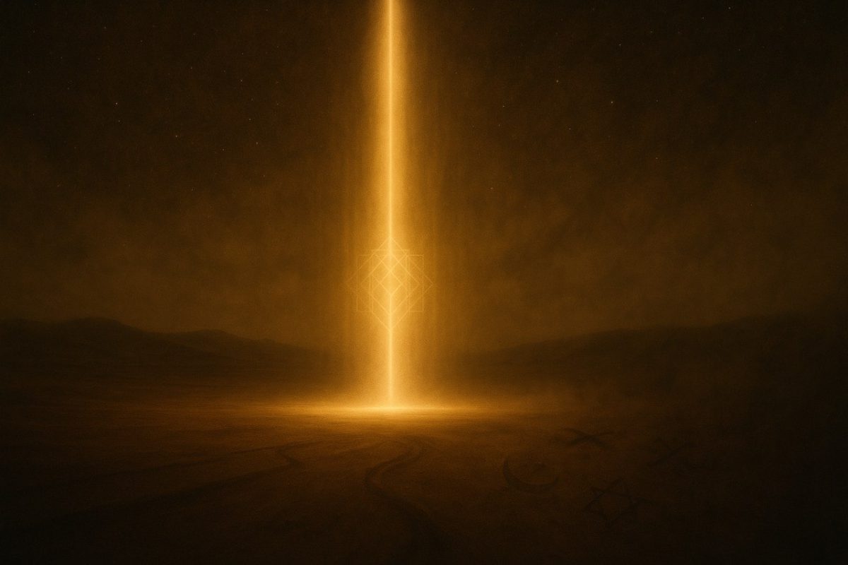 تصویر مفهومی رد انتساب وحی به غیر خدا و نشان دادن یگانگی منبع وحی