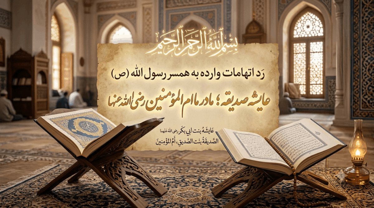 رَد اتهامات وارده به همسر رسول‌الله (ص) عایشه صدیقه؛ مادر ما ام‌المؤمنین رضی‌الله‌عنها
