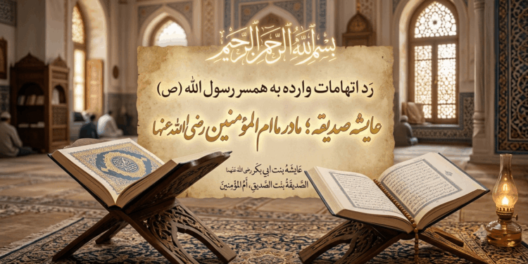 رَد اتهامات وارده به همسر رسول‌الله (ص) عایشه صدیقه؛ مادر ما ام‌المؤمنین رضی‌الله‌عنها