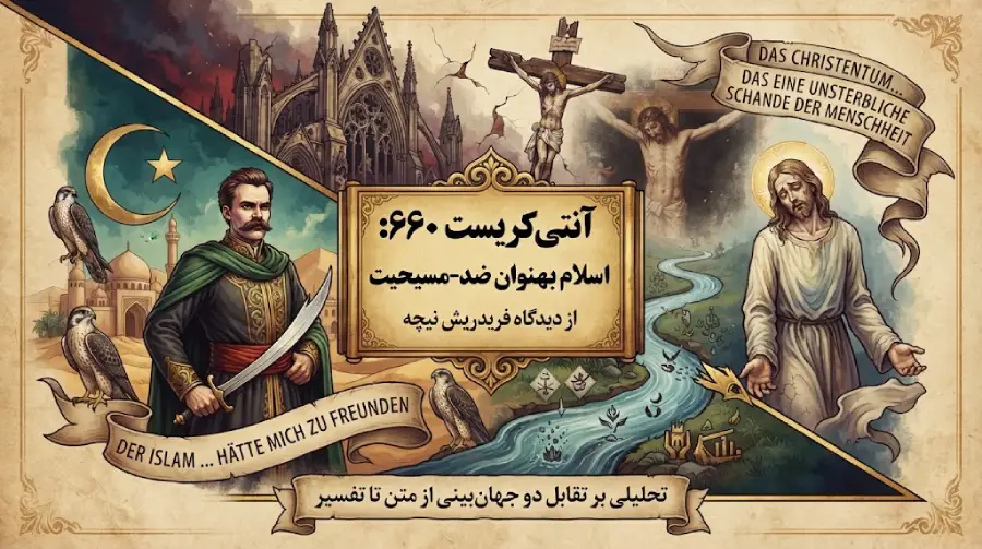 نیچه و اسلام: موضع نیچه درباره پیامبر اسلام | تحلیل انتقادی آنتیکریست §۶۰: اسلام بهعنوان ضد-مسیحیت